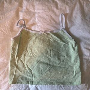 Green tank top